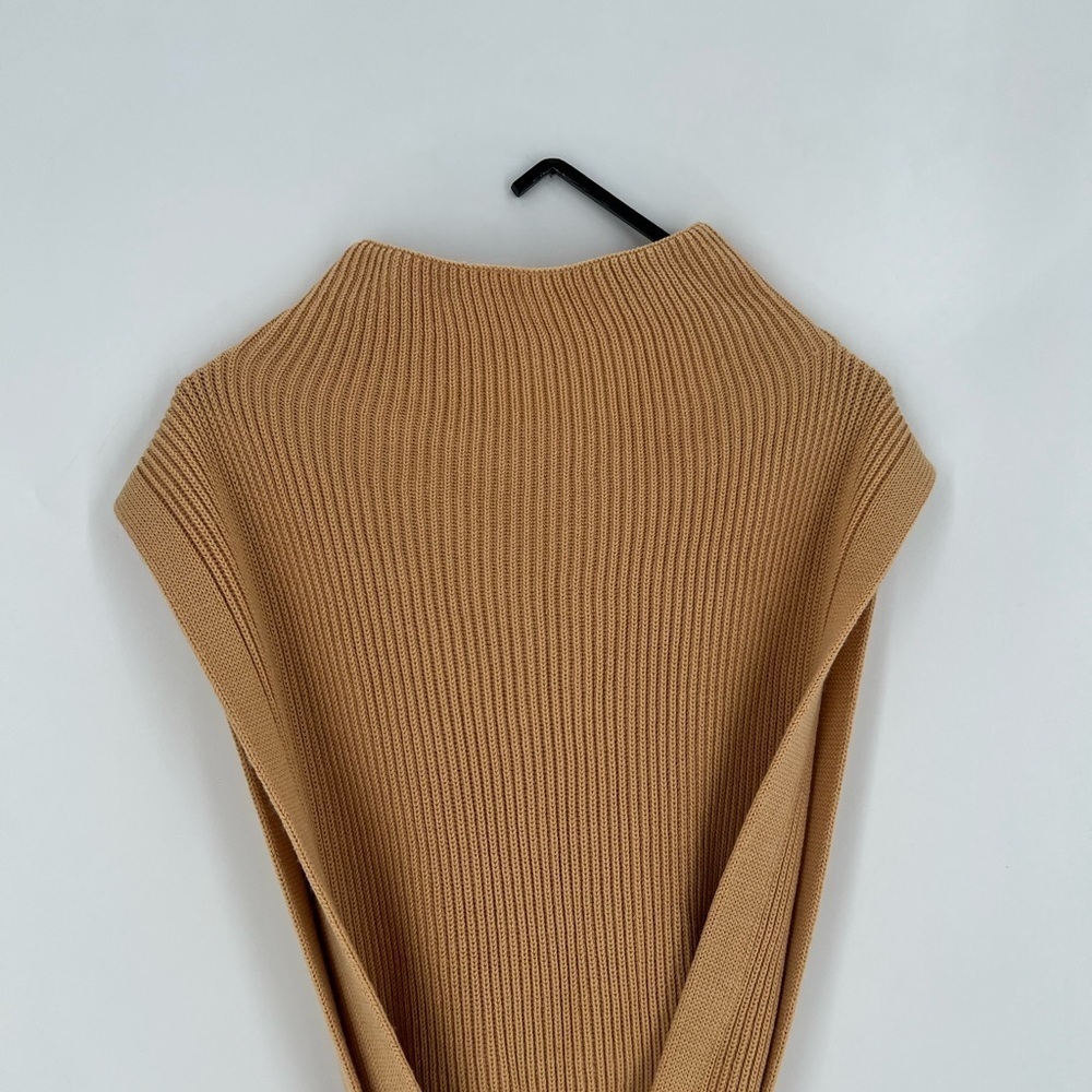 Cos Wool Blend Tabard Knitted Belted Vest - Picture 2 of 9